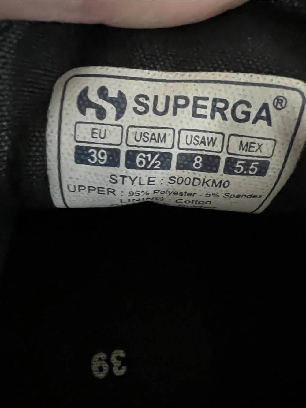Superga sneakers.